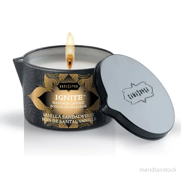 KAMASUTRA - VANILLA AND SANDALWOOD MASSAGE CANDLE 170 GR - Bild 2