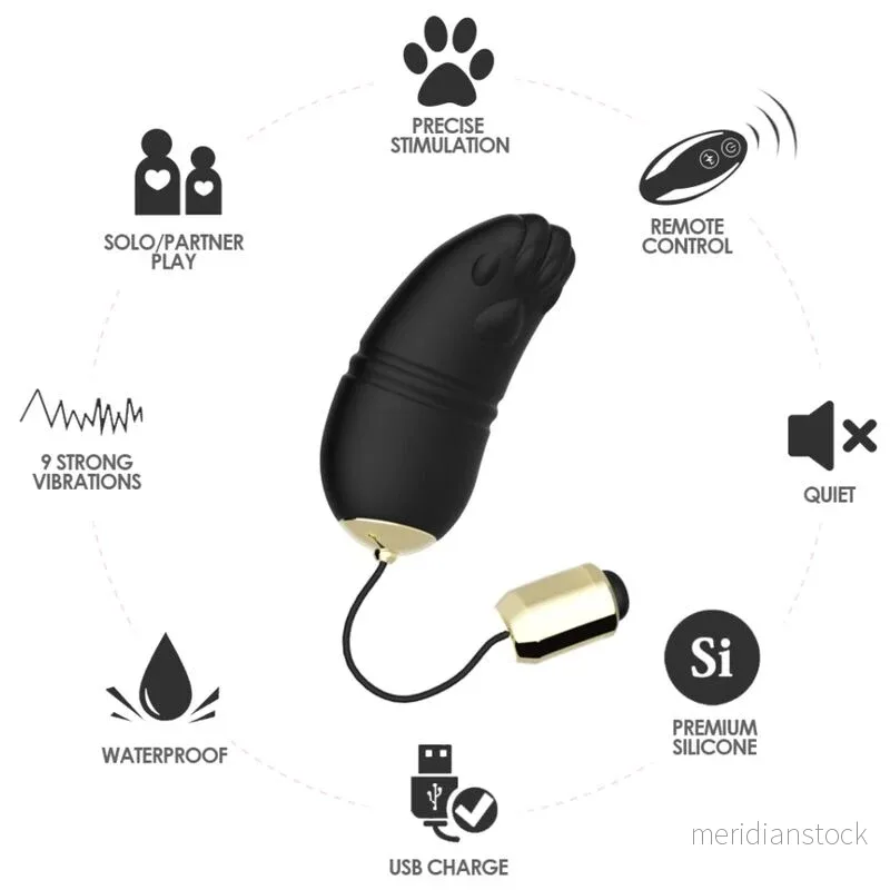 ARMONY - KITTY EGG VIBRATOR G-SPOT REMOTE CONTROL BLACK - Bild 2