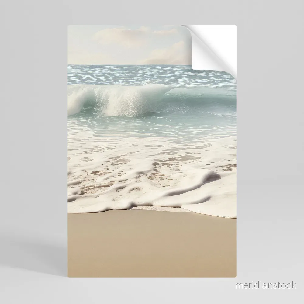 OCEAN WHISPER Självhäftande Vertikal Poster