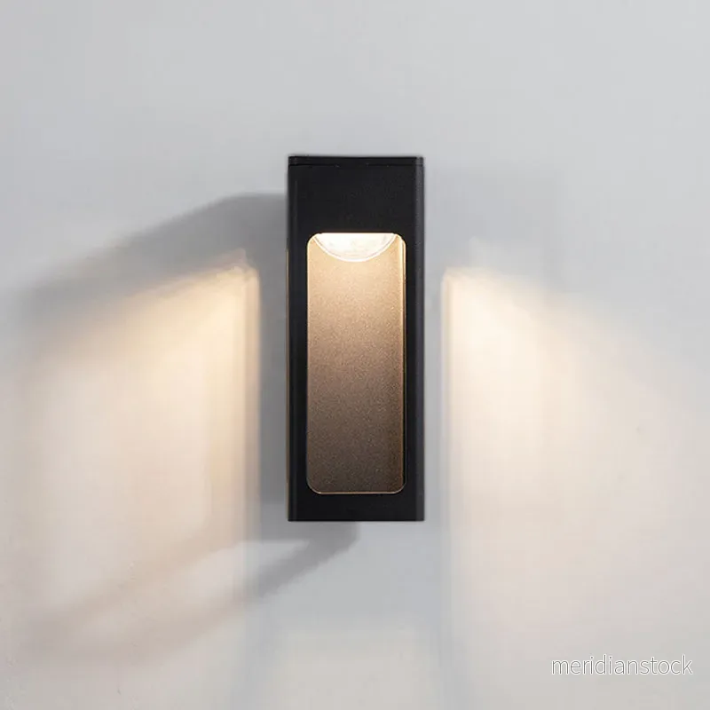Utomhusvägglampa minimalistisk – vattentät fasadbelysning - Bild 3