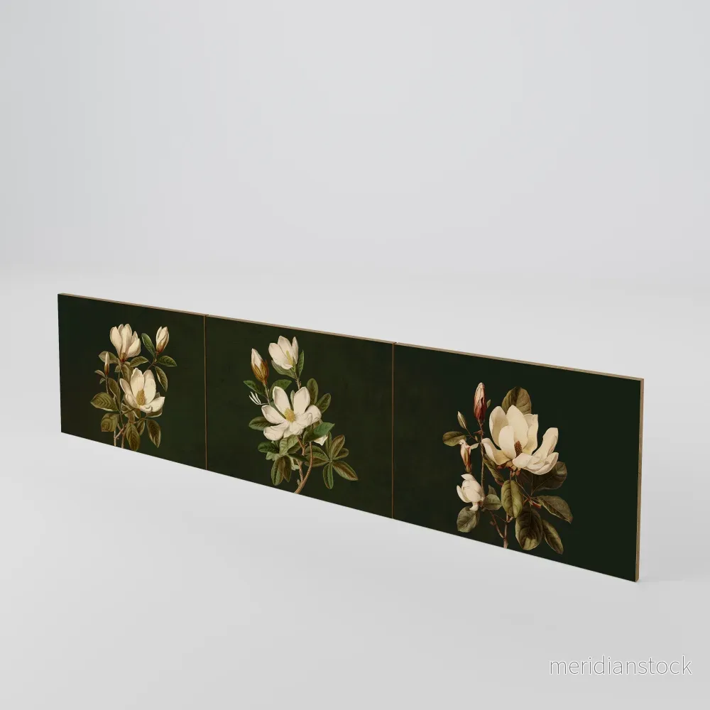 FLORAL NOIR Luckset med 3 dörrar till TV-bänk FLORAL NOIR Luckset med 3 dörrar till TV-bänk