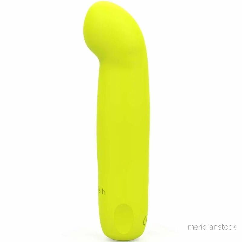 B SWISH - BCUTE CURVE INFINITE CLASSIC RECHARGEABLE SILICONE VIBRATOR YELLOW