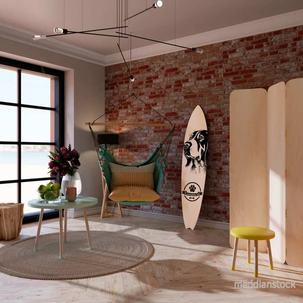 COONHOUND DOG Dekorativ Surfbräda COONHOUND DOG Dekorativ Surfbräda