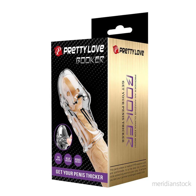 PRETTY LOVE - ROCKER PENIS SLEEVE GET YOUR PENIS THICKER TRANSPARENT - Bild 3
