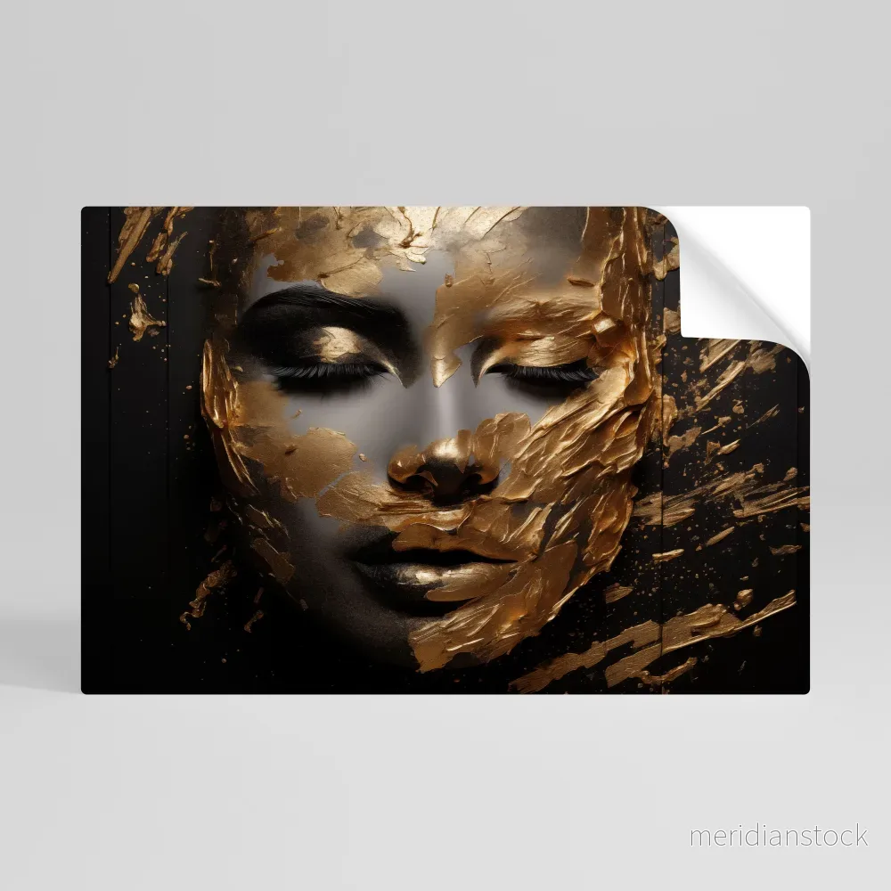 SHIMMERING ELEGANCE Självhäftande Horisontell Poster SHIMMERING ELEGANCE Självhäftande Horisontell Poster