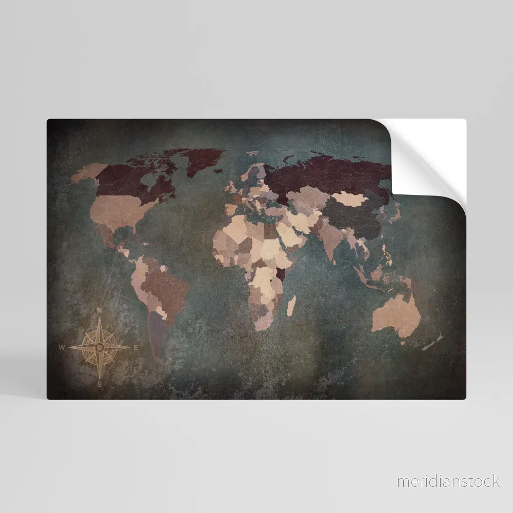 EARTH'S ARTISTIC TESSERAE Självhäftande Horisontell Poster - Bild 2
