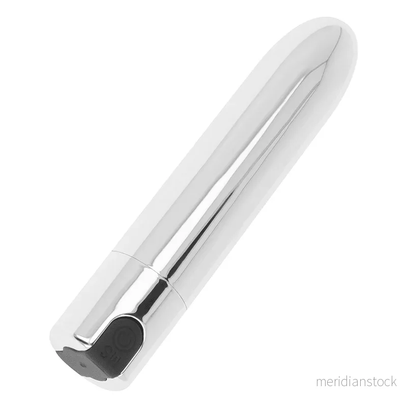 OHMAMA - SILVER VIBRATING BULLET 9.5 CM