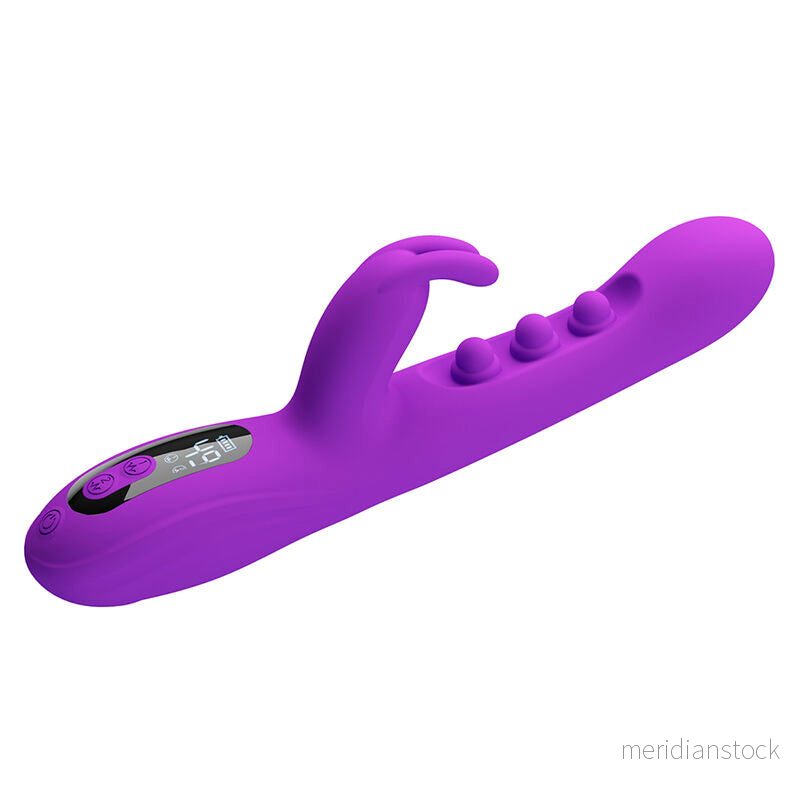 PRETTY LOVE - SABIEN RABBIT VIBRATOR WITH TAPPING STIMULATION AND PURPLE LED - Bild 3