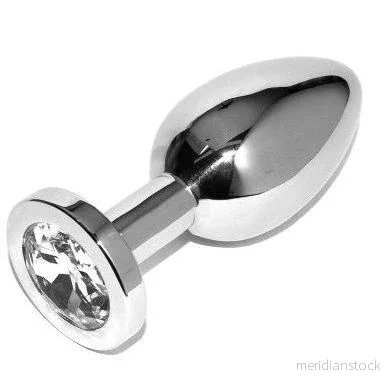 METAL HARD - ANAL PLUG DIAMOND TRANSPARENT SMALL 5.71CM - Bild 2