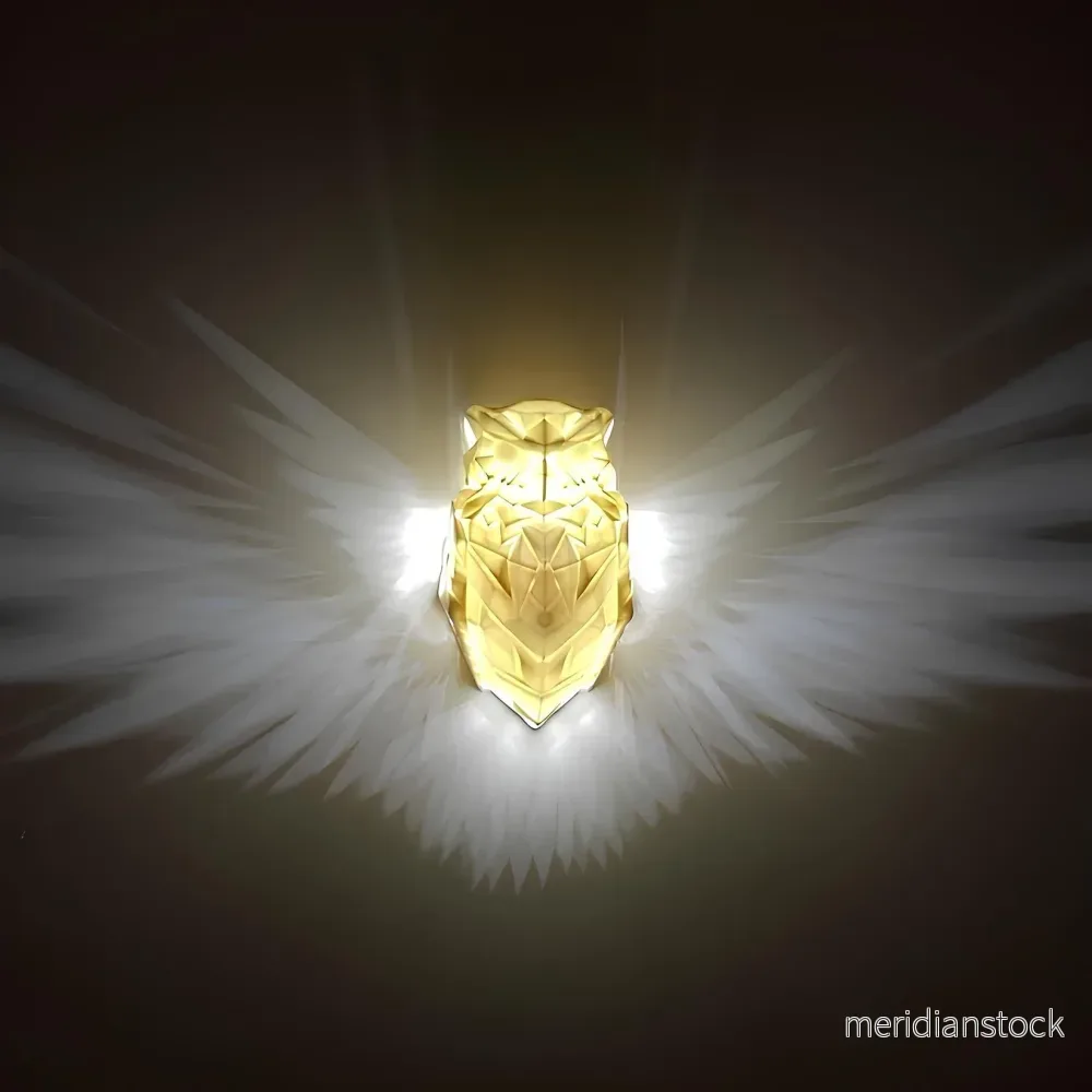 Belysta vings vägglampa - LumaWings - Bild 3