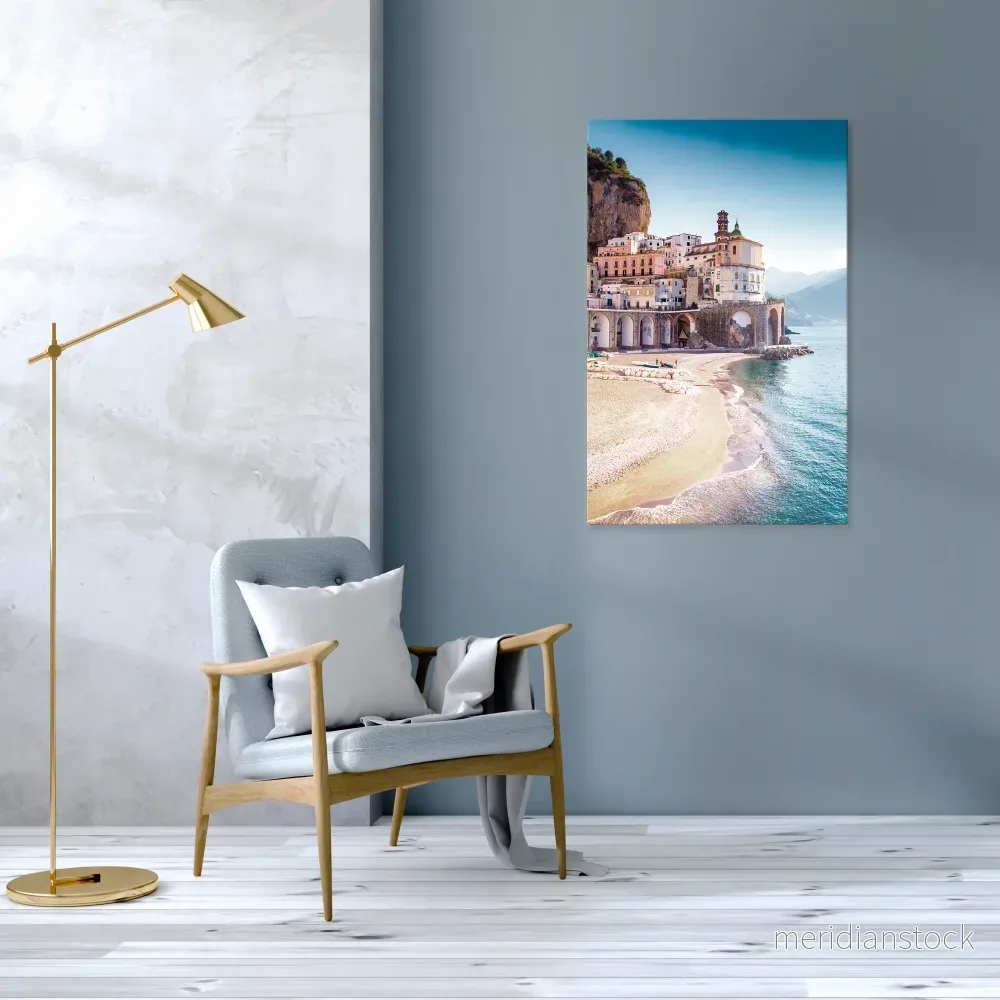 SEASIDE ARCHITECTURAL FANTASY Vertical Canvas Print - Bild 2