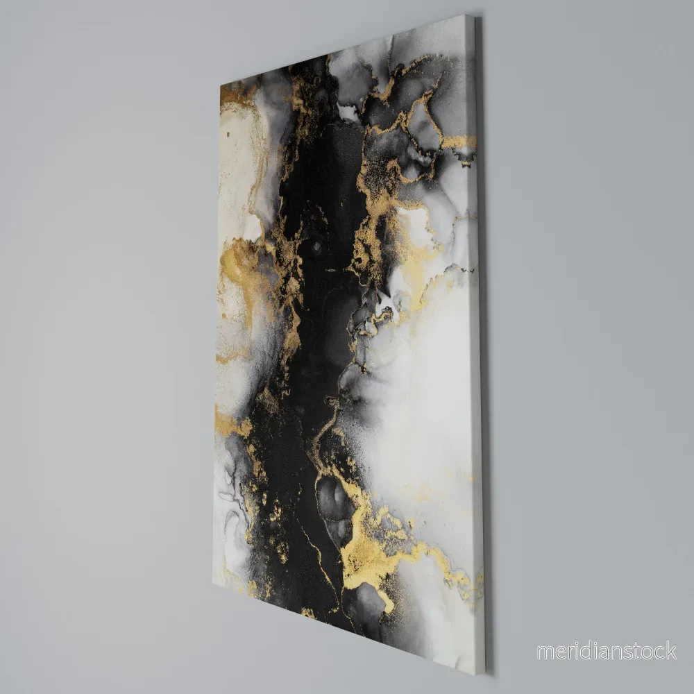MARBLE OF TOMMORROW Vertical Canvas Print - Bild 3