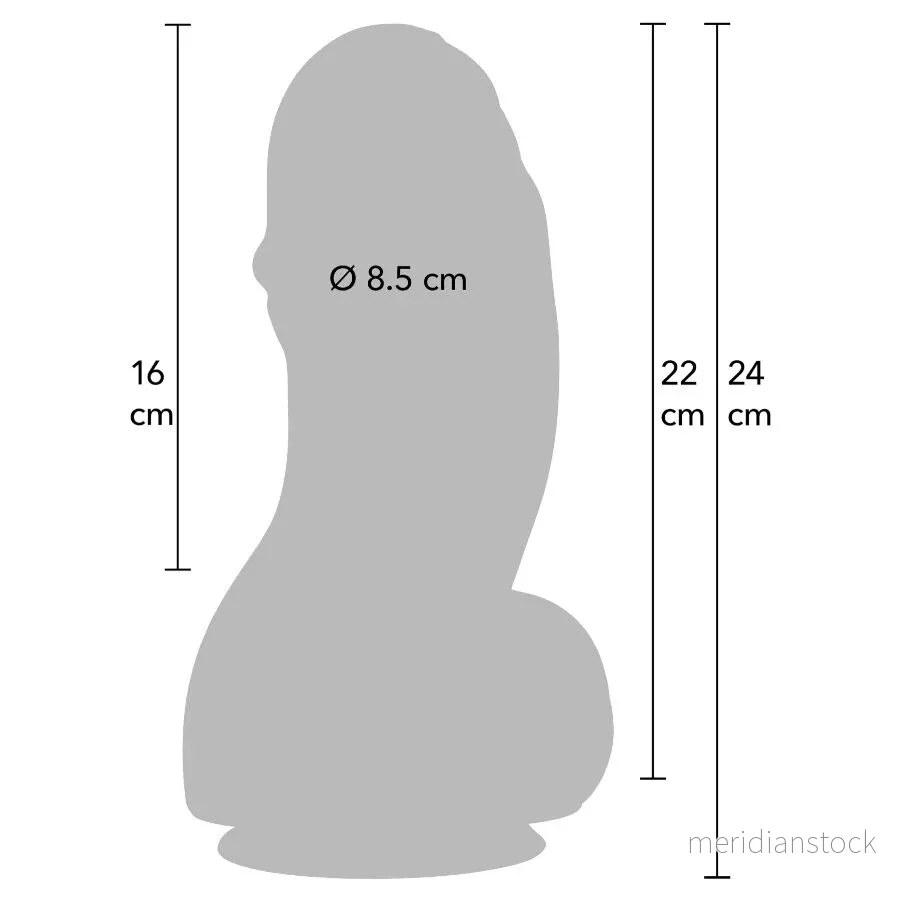 HIDDEN DESIRE - INFERNO FAT BOYS DILDO 22 CM - Bild 2