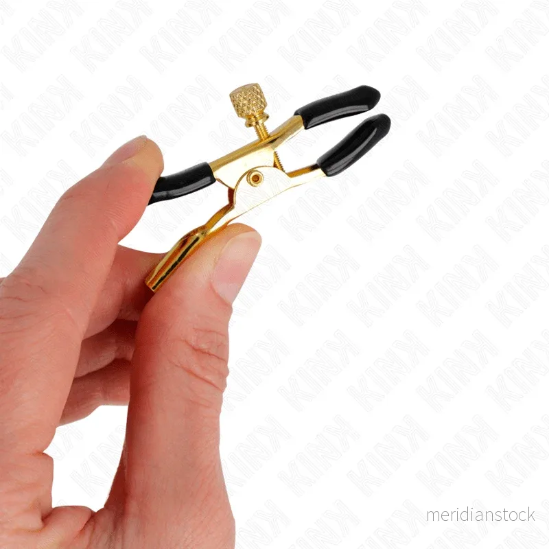 KINK - GOLD NIPPLE CLAMPS 6 CM