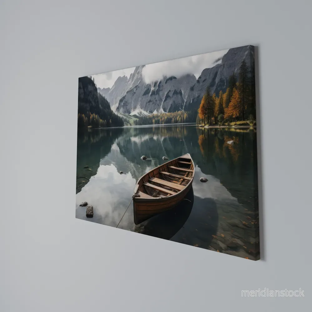 MOUNTAINSIDE REFLECTIONS Horizontal Canvas Print - Bild 3