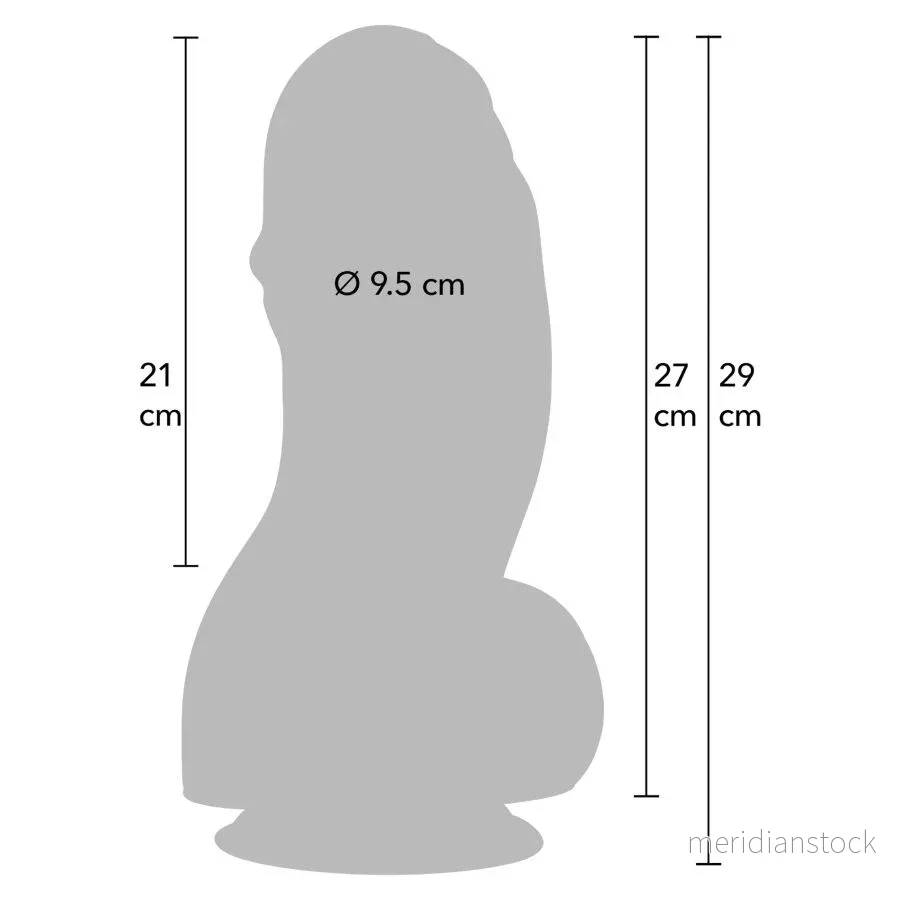 HIDDEN DESIRE - INFERNO FAT BOYS DILDO 27 CM - Bild 2