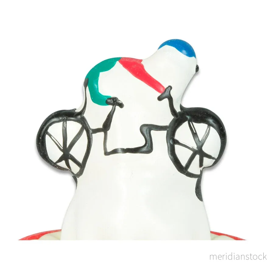 CONDOMERIE - HANDPAINTED NOVELTY CONDOMS BICYCLE