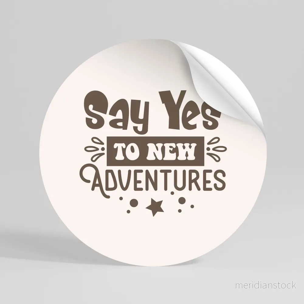 ADVENTURE AWAITS YOU Rund väggdekal ADVENTURE AWAITS YOU Rund väggdekal