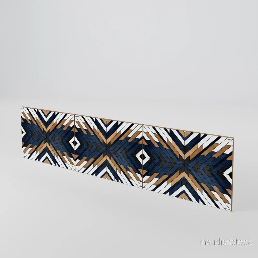 ARTFUL GEOMETRY Luckset med 3 dörrar till TV-bänk