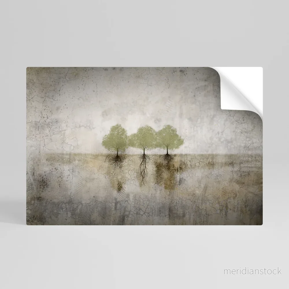 ROOTS OF TIME Självhäftande Horisontell Poster - Bild 3