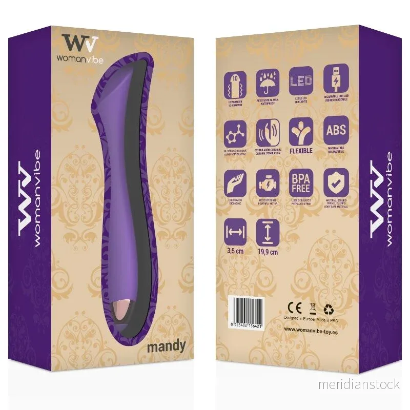 WOMANVIBE - MANDY "K" POINT SILICONE RECHARGEABLE VIBRATOR - Bild 2