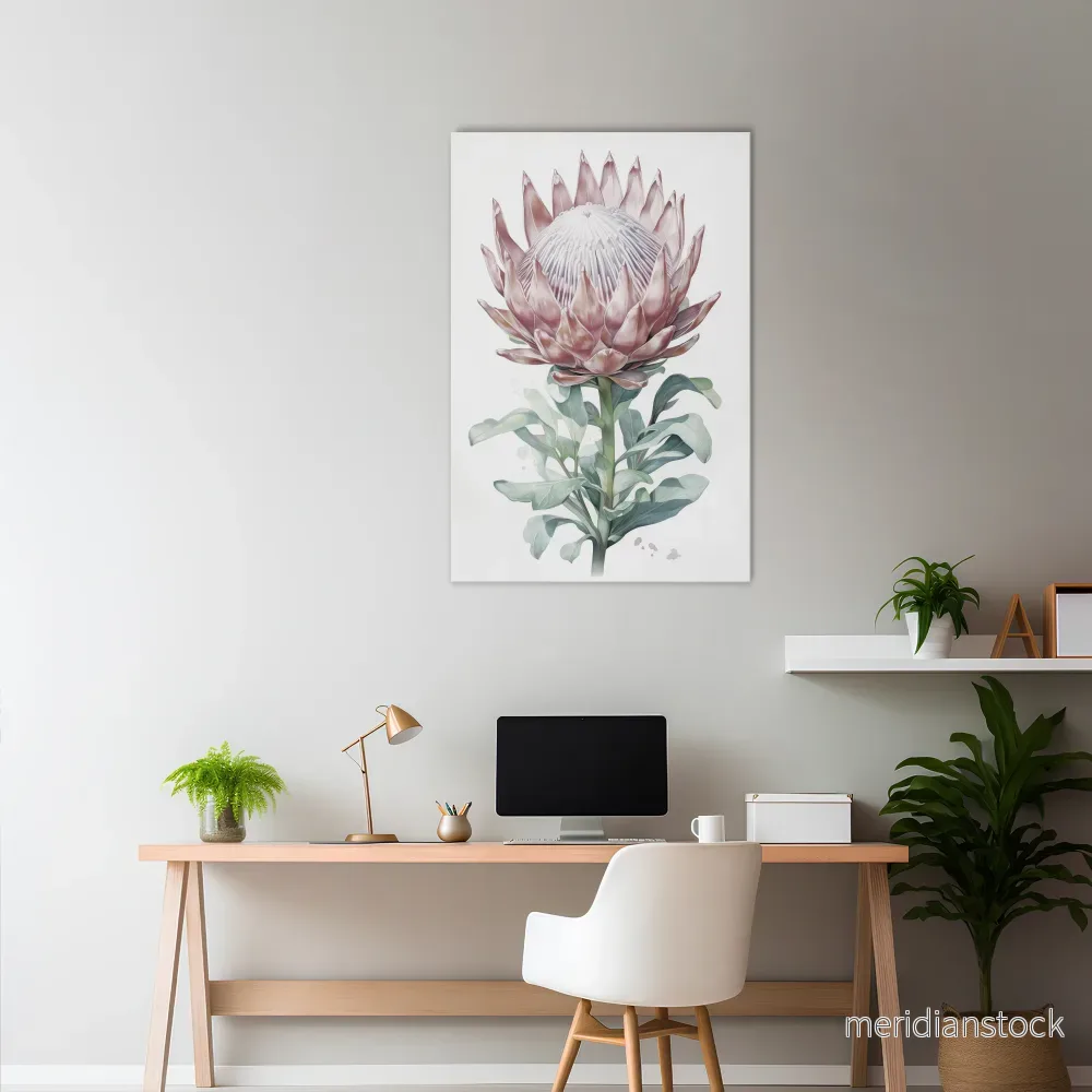 ROYAL PROTEA Vertical Canvas Print - Bild 2
