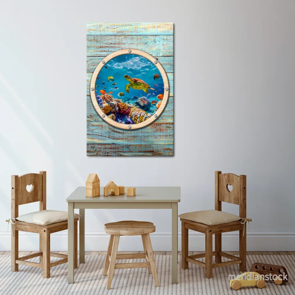 AQUA ADVENTURE Vertical Canvas Print - Bild 2