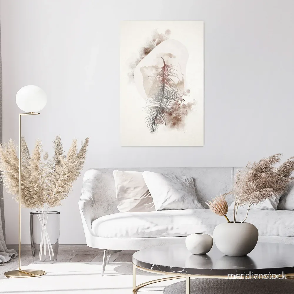 CHARMING DELICACY Vertical Canvas Print - Bild 2
