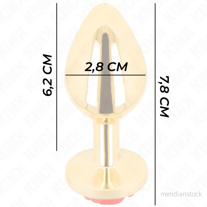 KINK - PLUG ANAL GOLD ROSE RED SIZE S - Bild 2