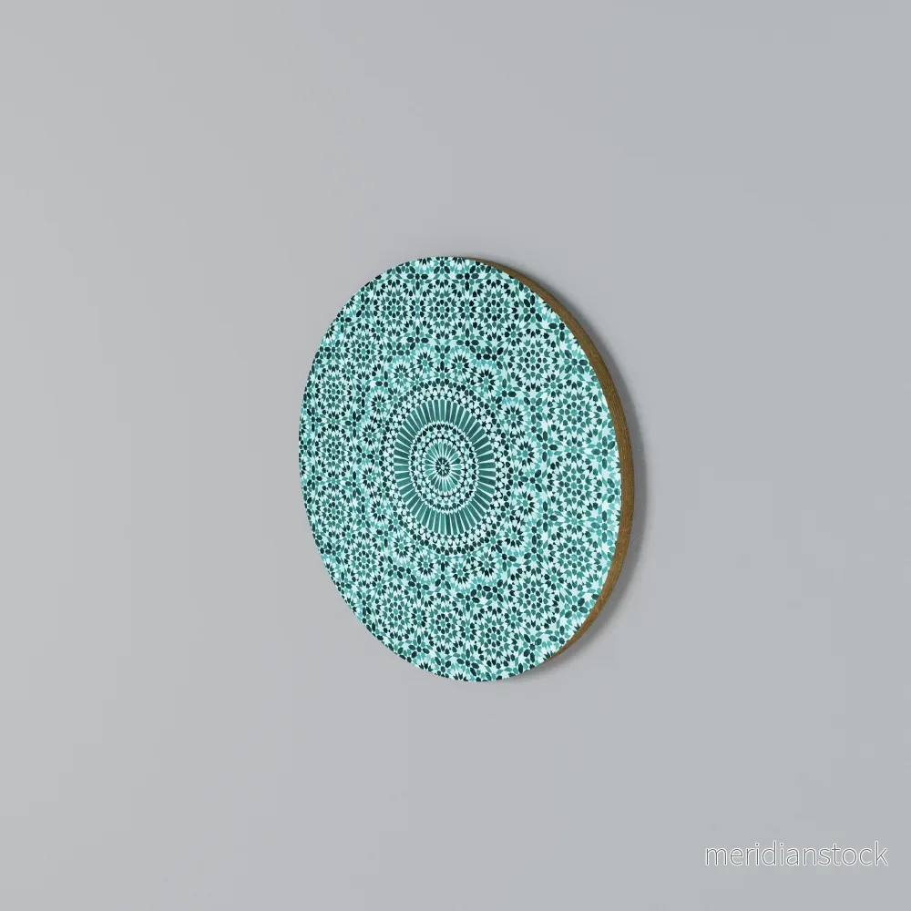 MOROCCAN TURQUOISE Rund väggdekor - Bild 3