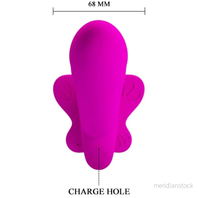PRETTY LOVE - VALERIE DOUBLE STRAP-ON VIBRATOR 12 VIBRATIONS PURPLE - Bild 3