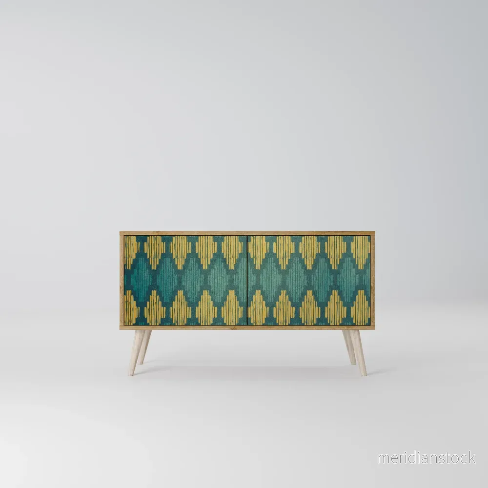 POLYGONS Kompakt TV-bänk med 2 dörrar - Bild 2