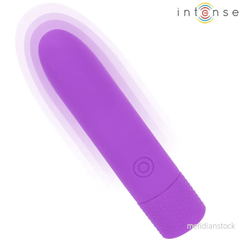 INTENSE - SYMONE USB RECHARGEABLE VIBRATING BULLET 8 VIBRATIONS PURPLE 10 X 2.2 CM - Bild 2
