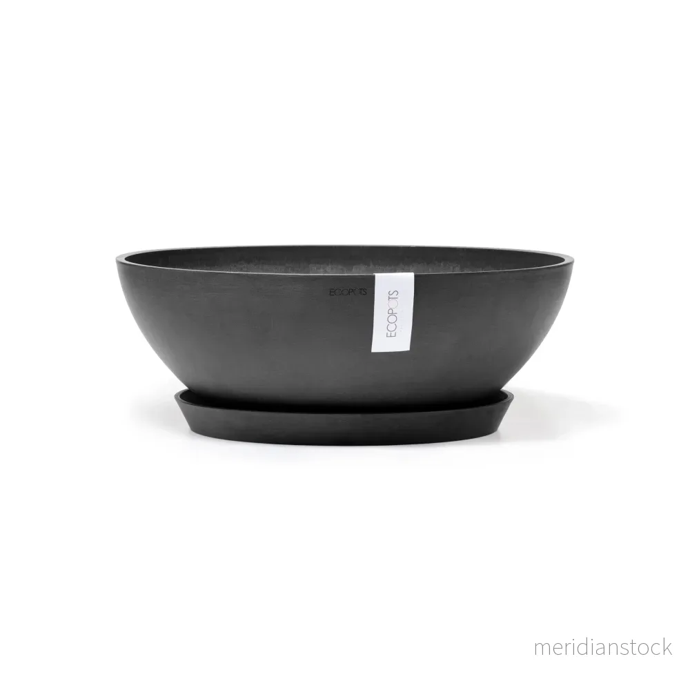 Kruka Wien 50cm mörkgrå - Bild 3