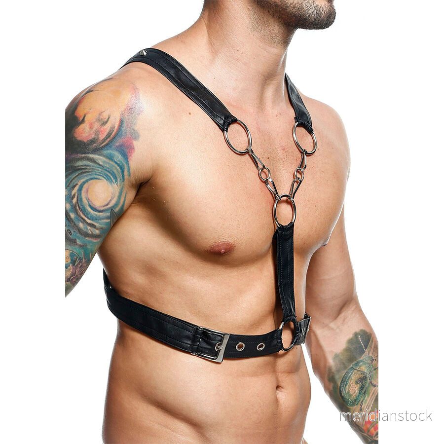MOB - DNGEON CROSSED BLACK CHAIN HARNESS ONE SIZE - Bild 2