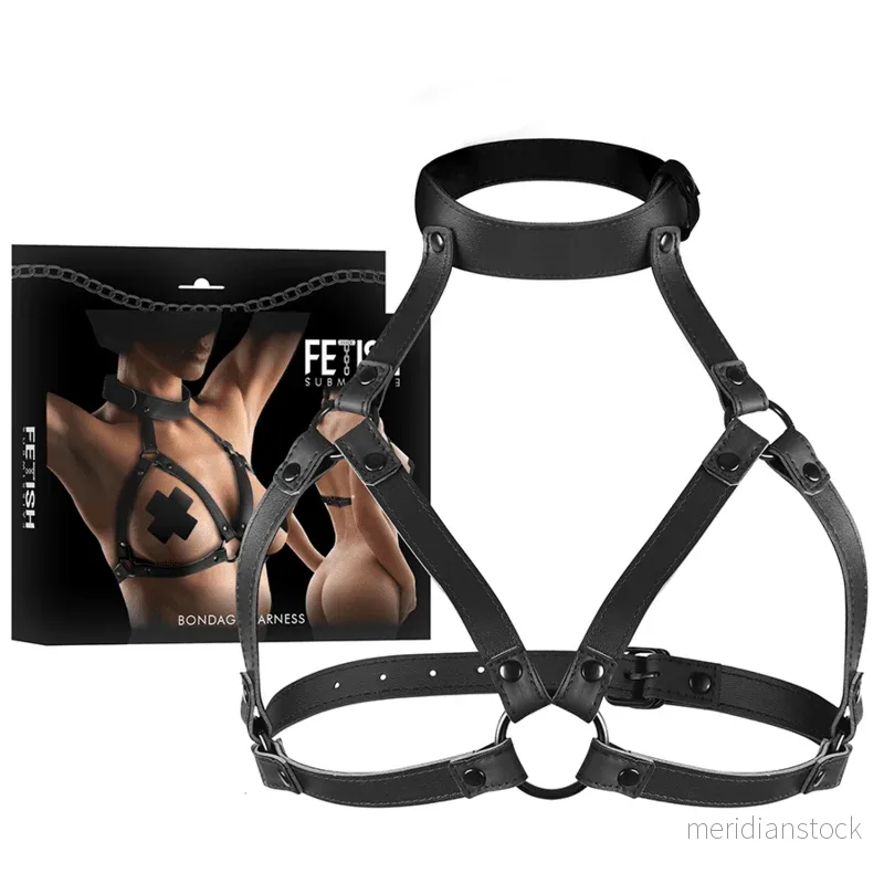 FETISH SUBMISSIVE BONDAGE - ADJUSTABLE CHEST HARNESS - Bild 2