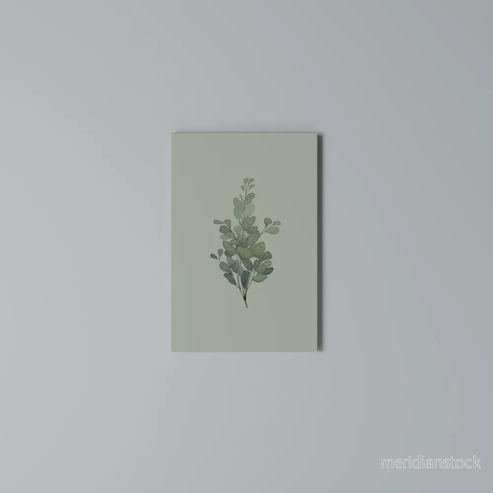 EUCALYPTUS TWIG Vertical Canvas Print