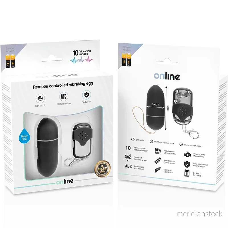 ONLINE - REMOTE CONTROL VIBRATING EGG L BLACK - Bild 3