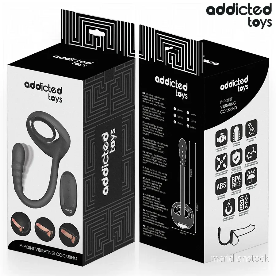 ADDICTED TOYS - P-SPOT VIBRATING COCK RING REMOTE CONTROL - Bild 3