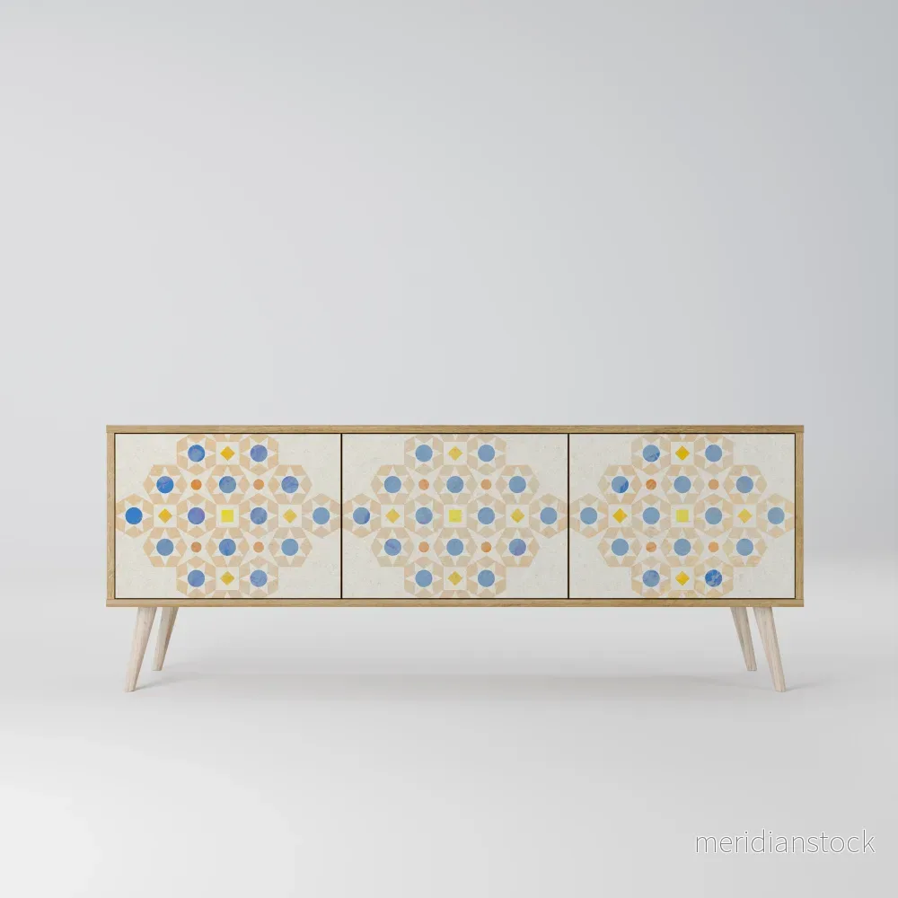 PATTERNED PRISM TV-bänk med 3 dörrar - Bild 2