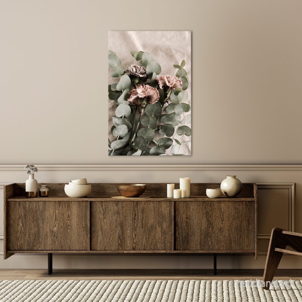 LINEN CLOVES Vertical Canvas Print - Bild 2