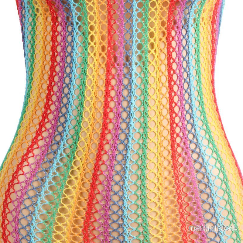 SUBBLIME - 952341 RAINBOW FISHNET DRESS ONE SIZE - Bild 2