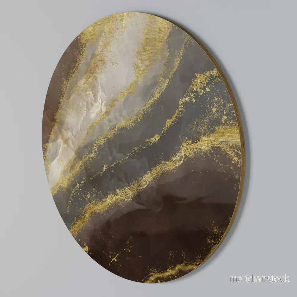 MARBLE MIRAGE Rund väggdekor MARBLE MIRAGE Rund väggdekor