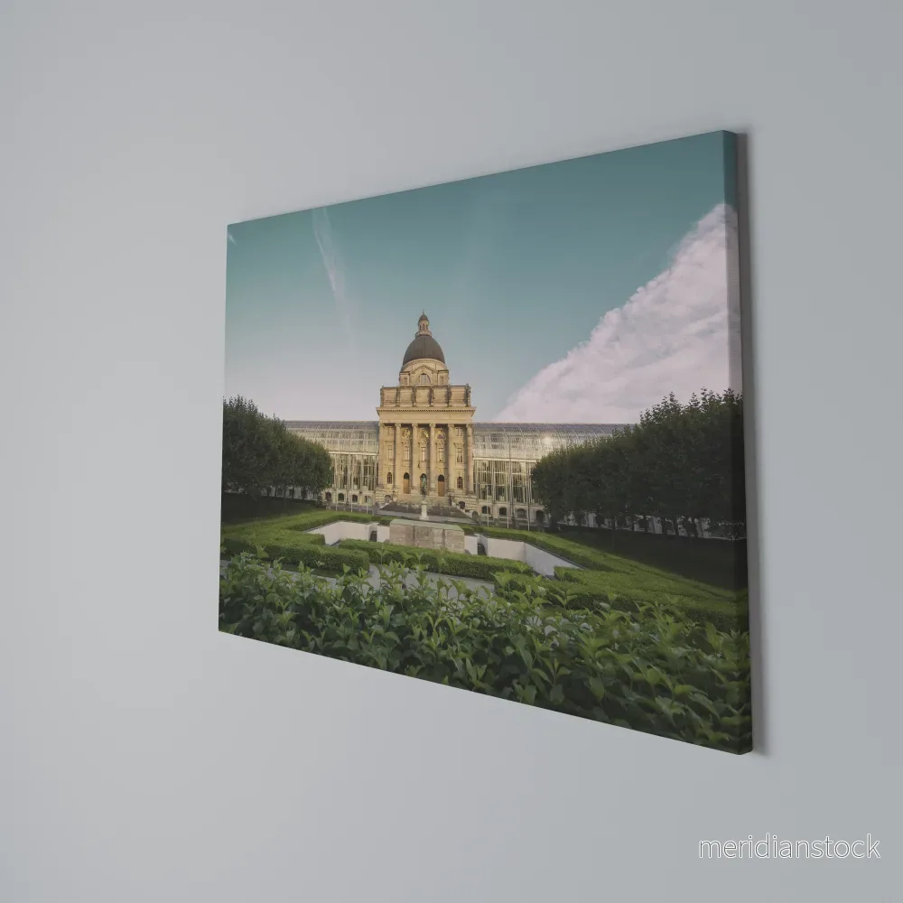 TRANQUIL PALACE VIEW Horizontal Canvas Print - Bild 3