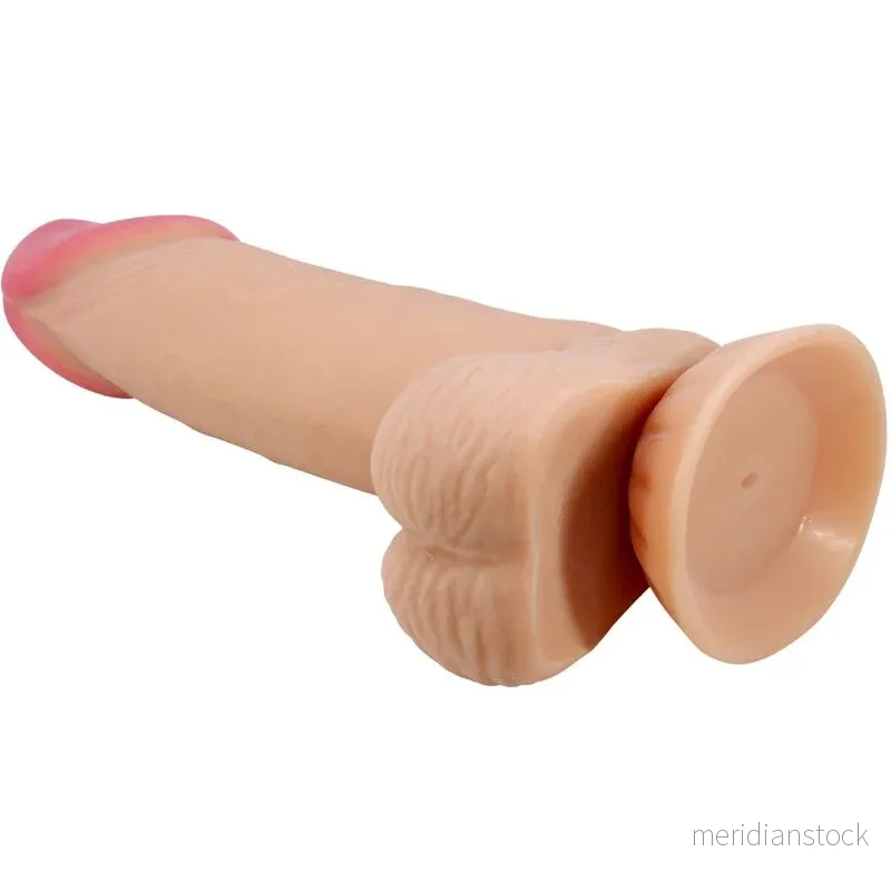 PRETTY LOVE - SLIDING SKIN SERIES REALISTIC DILDO WITH SLIDING SKIN SUCTION CUP 19.4 CM - Bild 2