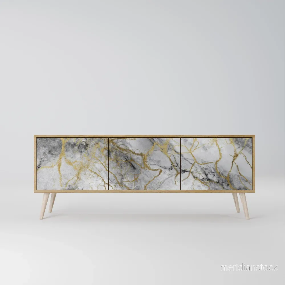 TIMELESS GLIDE TV-bänk med 3 dörrar - Bild 2