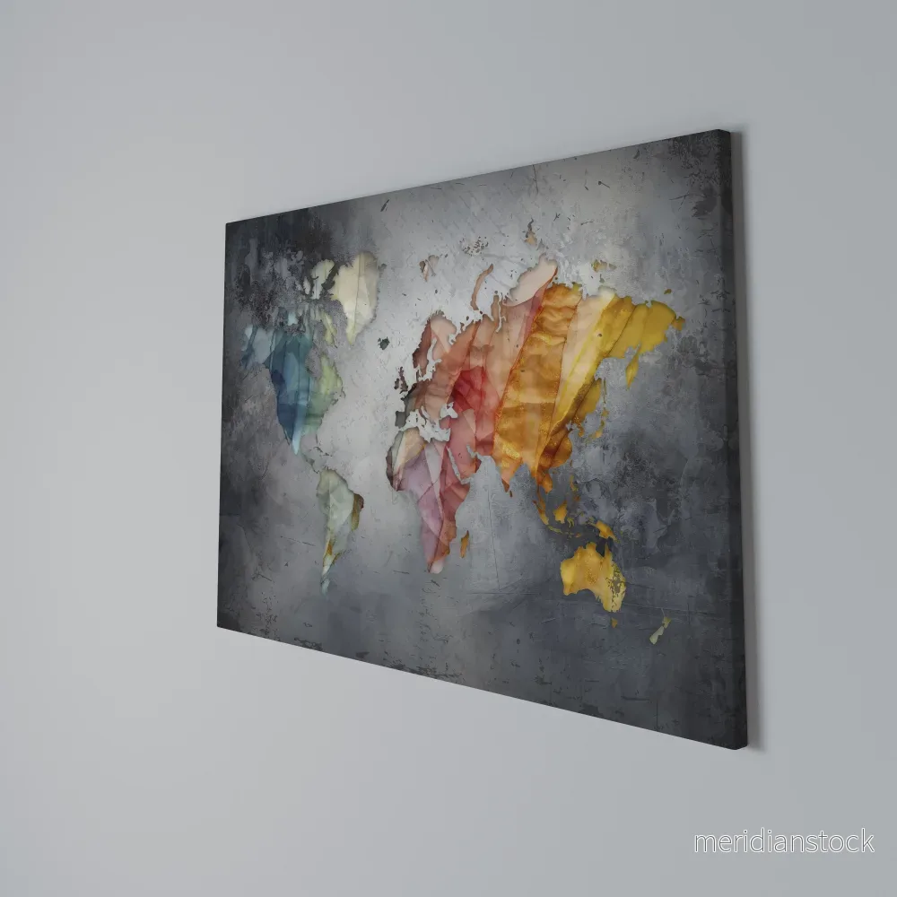 HARMONIOUS EARTH TONES Horizontal Canvas Print - Bild 3