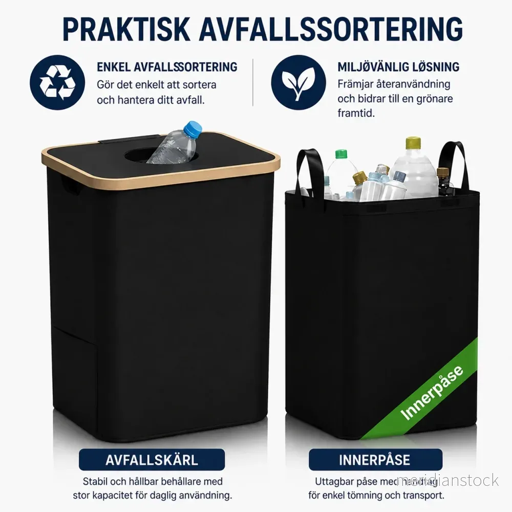 EcoSort™ – Förvandla återvinningskaos till stilren organisering EcoSort™ – Förvandla återvinningskaos till stilren organisering