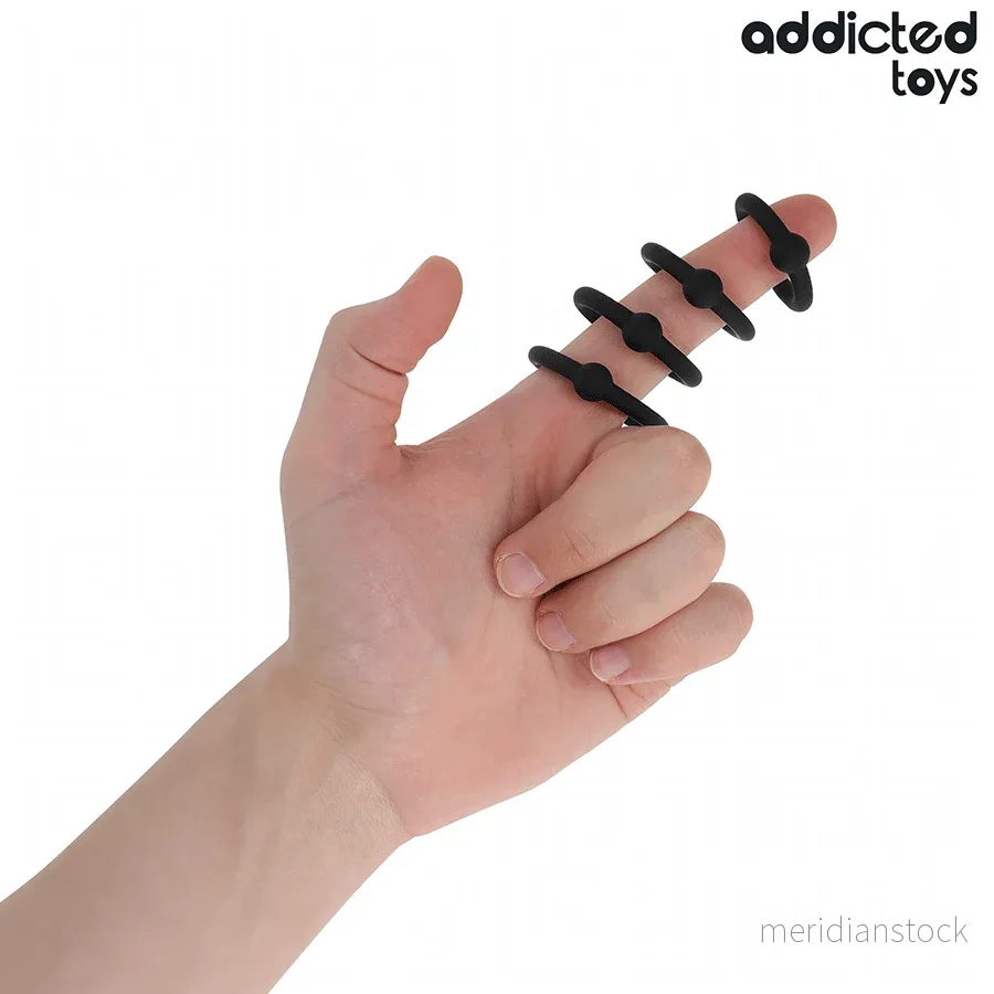 ADDICTED TOYS - SET OF PRESSURE SILICONE RINGS - Bild 2