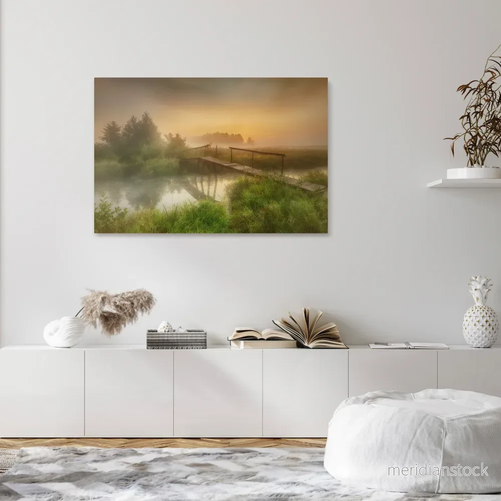 DREAMY HAZE Horizontal Canvas Print